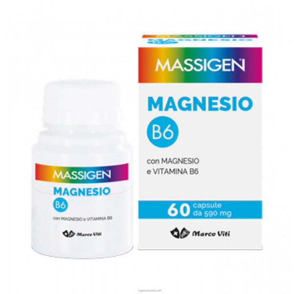 Farbene.shop | Massigen Magnesio B6 60 Capsule