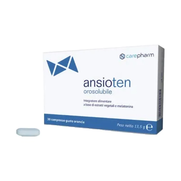 Ansioten Orosolubile 30 Compresse - Integratore Rilassante-0