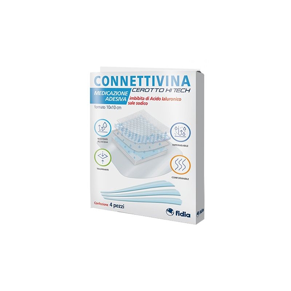 Farbene.shop | CEROTTO CONNETTIVINA HITECH 10 X 10 CM 4 PEZZI