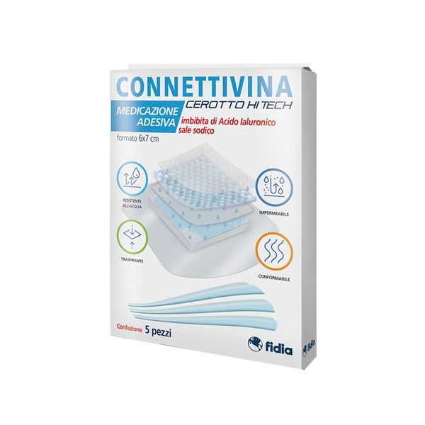 Farbene.shop | CEROTTO CONNETTIVINA HITECH 6 X 7 CM 5 PEZZI