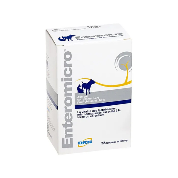 Farbene.shop | Enteromicro Mangime Complementare Cani/Gatti 32 Compresse 70g