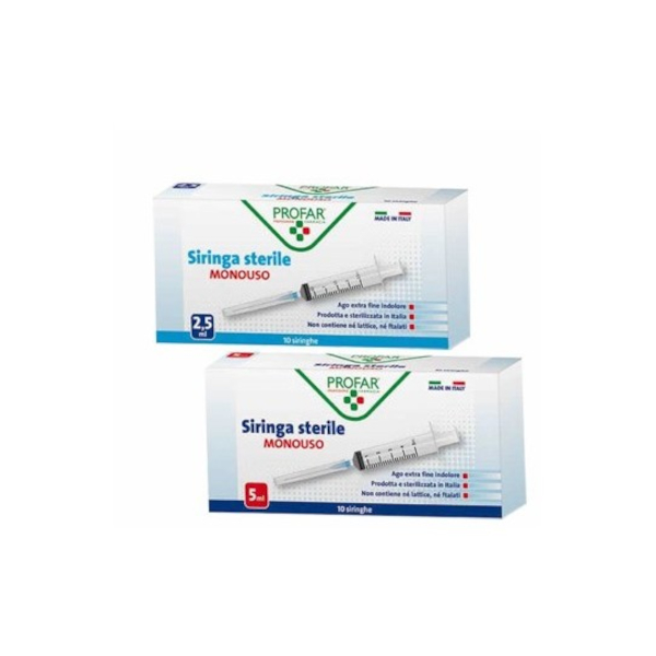 Farbene.shop |SIRINGA MONOUSO 2,5ML PROFAR