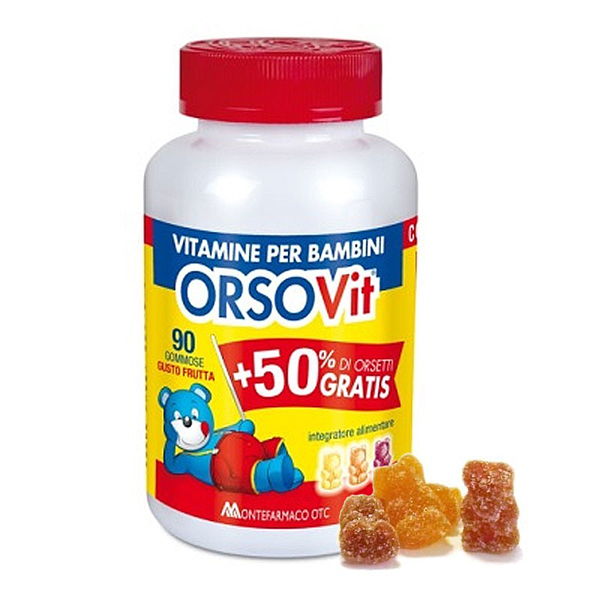 Farbene.shop | Montefarmaco ORSOVIT caramelle gommose 90 pezzi