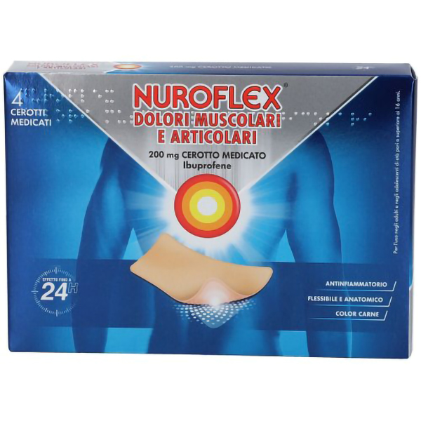 Farbene.shop | Nuroflex Dolori Muscolari e Articolari 4 Cerotti