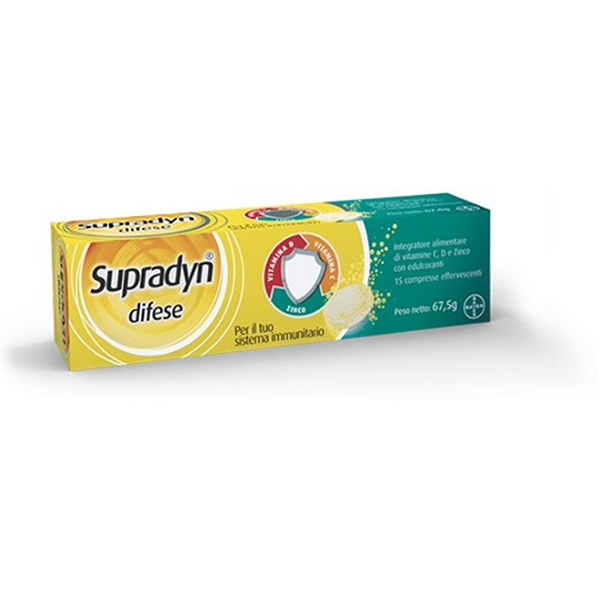 Farbene.shop | SUPRADYN DIFESE 15 COMPRESSE EFFERVESCENTI