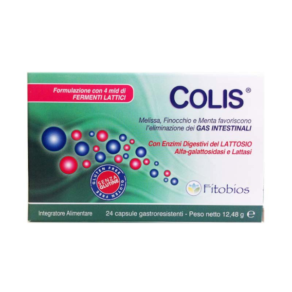 Farbene.shop | COLIS 24 CAPSULE GASTRORESISTENTI 520 MG