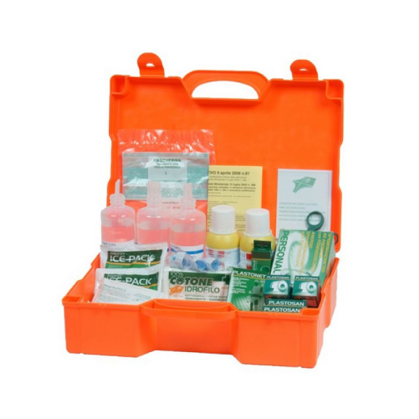 Farbene.shop | CASSETTA PRONTO SOCCORSO ALL 2 -2 PERSONEBLIGATORIA FINO A DUE PERSONE, PRONTA PER L'USO PER TUTTE LE ESIGENZE DI SICUREZZA E DI PREVENZIONE