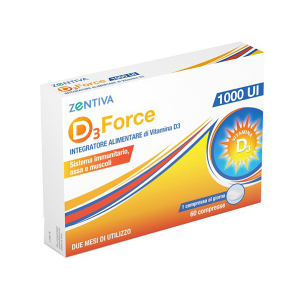 Farbene.shop | D3 FORCE ZENTIVA 1000UI 60 COMPRESSE