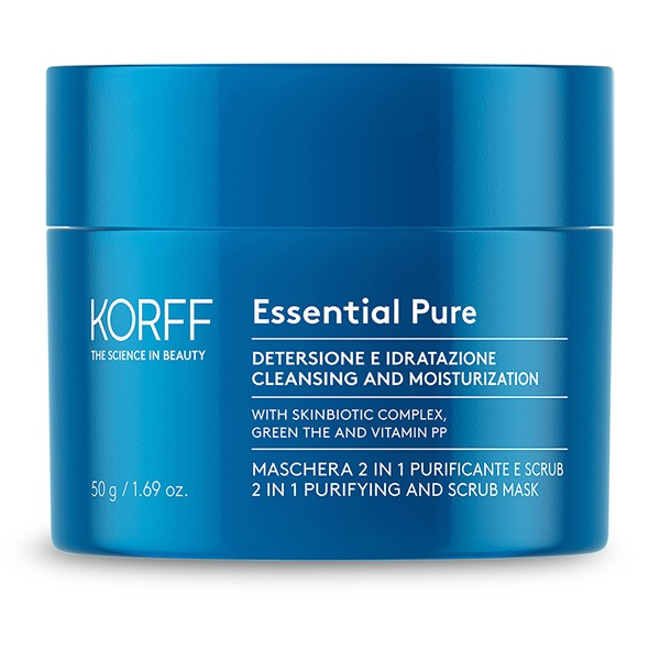 Farbene.shop | Korff Essential Maschera 2 in 1 Purificante e Scrub 50 ml