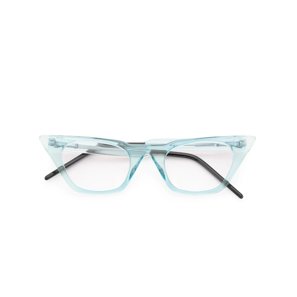 Farbene.shop | Occhiale da lettura Twins Platinum Glossy Azzurro +2,00