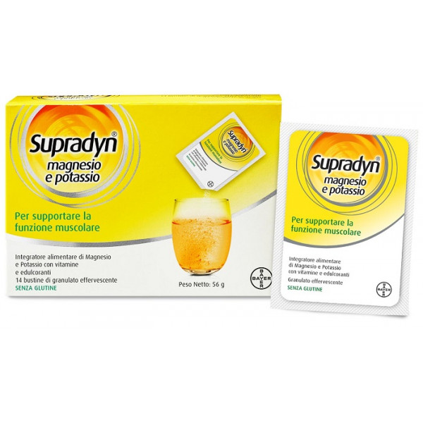 Farbene.shop | SUPRADYN MAGNESIO POTASSIO SENZA ZUCCHERO 14 BUSTINE 4 G