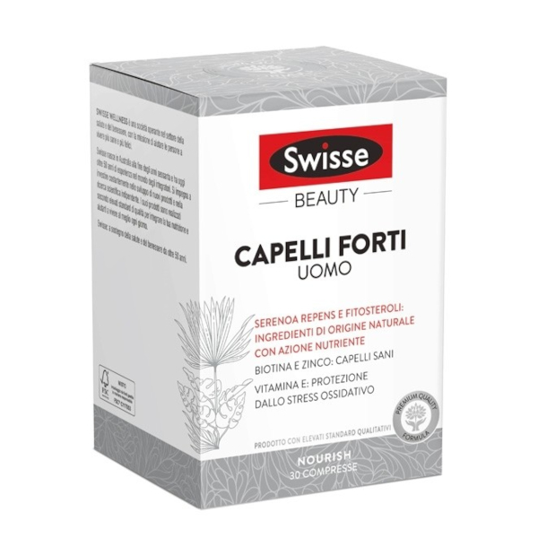 Farbene.shop | SWISSE CAPELLI FORTI UOMO 30 COMPRESSE