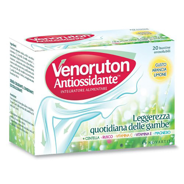 Farbene.shop | Venoruton Antiossidante Integratore 20 Buste Orosolubili