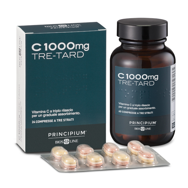 Farbene.shop | PRINCIPIUM C 1000 MG TRE-TARD 24 COMPRESSE A TRE STRATI
