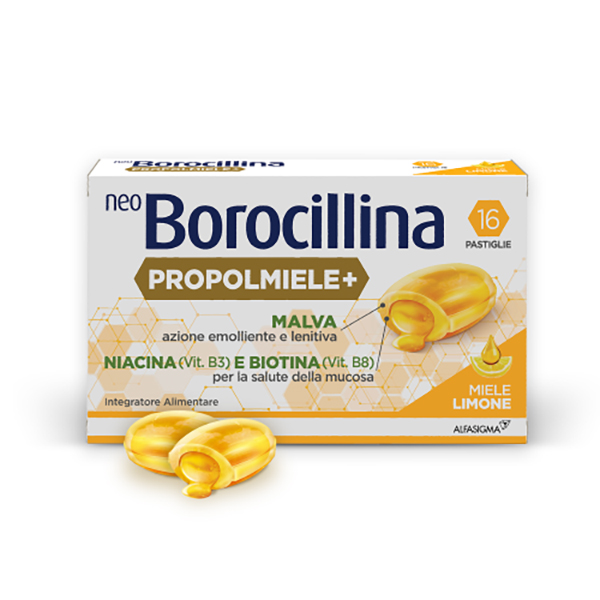 Farbene.shop | Neoborocillina Propolmiele+ 16 Pastiglie