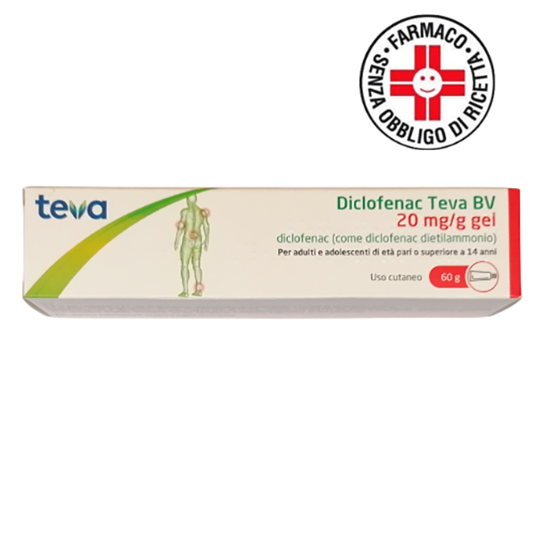 Farbene.shop | DICLOFENAC (TEVA B.V.)*gel derm 60 g 20 mg/g