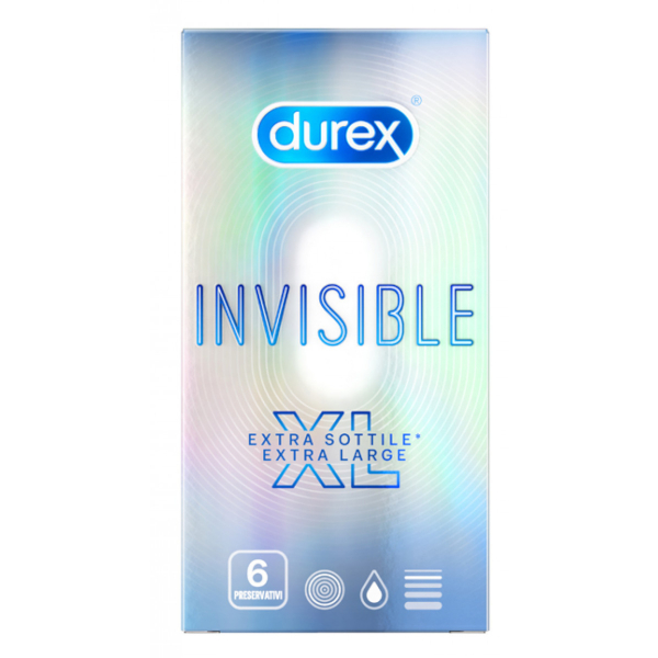 Farbene.shop | PROFILATTICO DUREX INVISIBLE XL 6 PEZZI