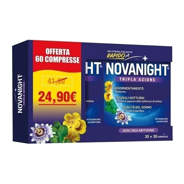 Farbene.shop | NOVANIGHT BIPACCO 30 + 30 COMPRESSE PROMO