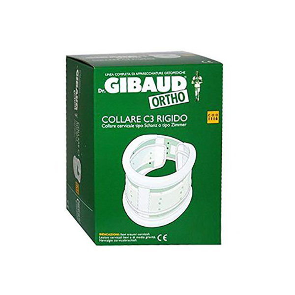Farbene.shop | COLLARE CERVICALE RIGIDO GIBAUD ORTHO C3 MISURA 4