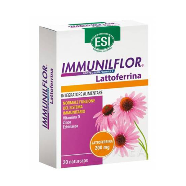 Farbene.shop | ESI IMMUNILFLOR LATTOFERRINA 20 NATURCAPS