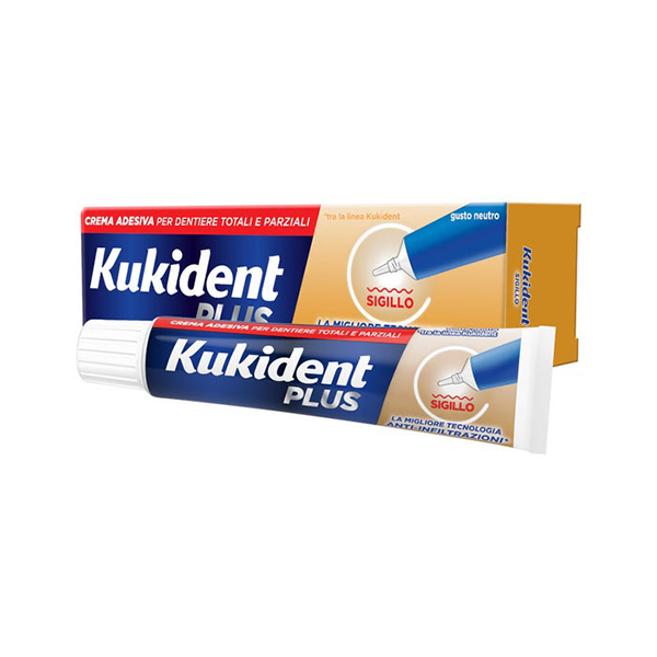 Farbene.shop | Kukident PLUS SIGILLO ANTI INFILTRAZIONI crema adesiva dentiere 40 G