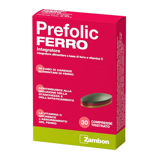 Farbene.shop | PREFOLIC FERRO 30 COMPRESSE