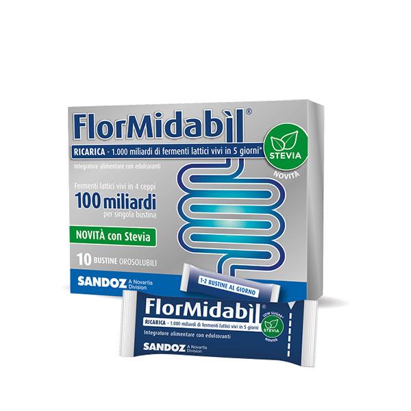 FLORMIDABIL RICARICA 10 BUSTINE CON STEVIA-0