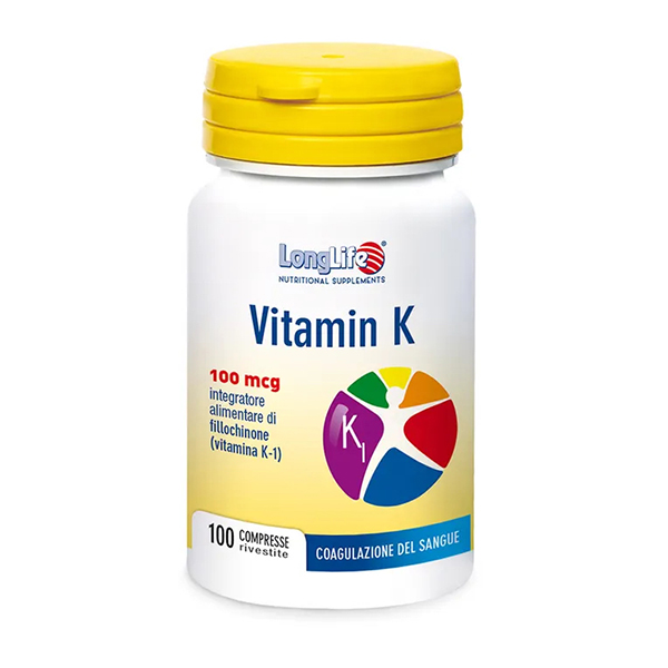 Farbene.shop | Longlife Vitamin K 100 mcg 100 Compresse