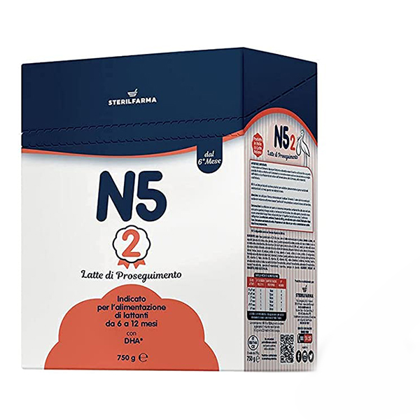 Farbene.shop | N5 2 Latte di Proseguimento in Polvere 6/12 Mesi 750 G