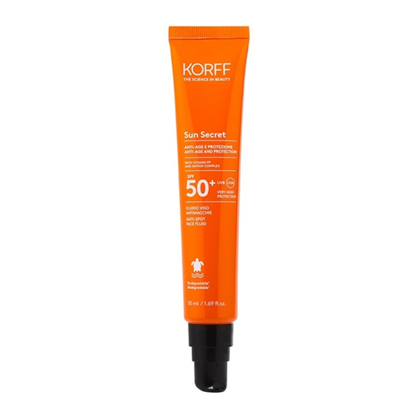 Farbene.shop | Korff Sun Secret Fluido 02 DARK SPF50+ 50 ML