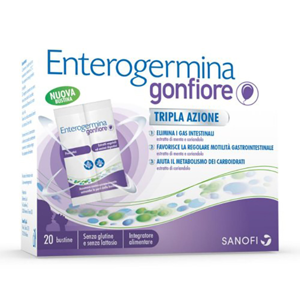 Farbene.shop | Enterogermina Gonfiore 20 bustine bipartite
