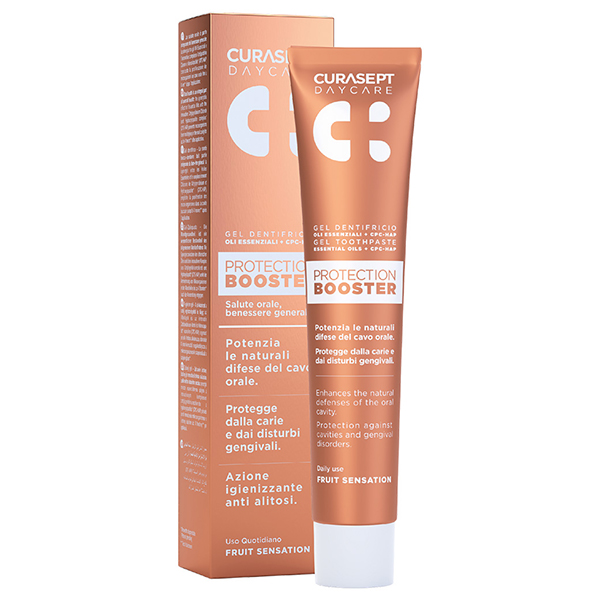 Farbene.shop | CURASEPT DAYCARE DENTIFRICIO PROTECTION BOOSTER FRUIT SENSATION 75 ML