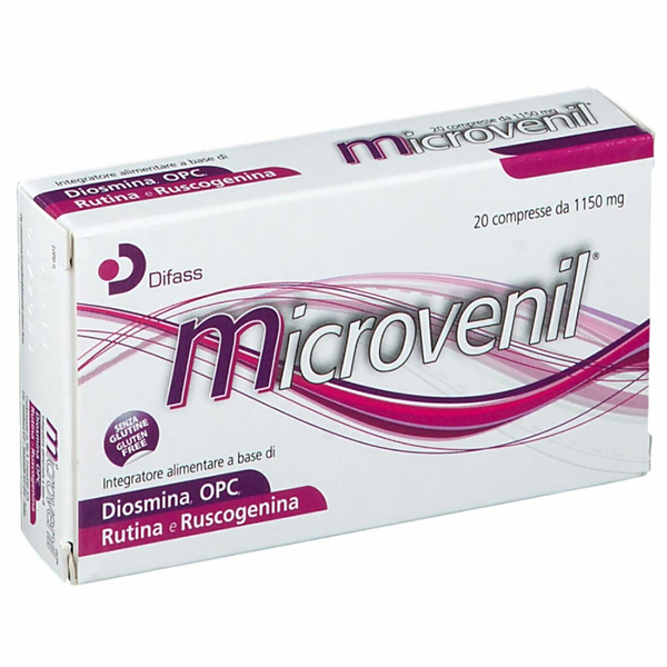 Farbene.shop | Microvenil 20 compresse 1150 mg