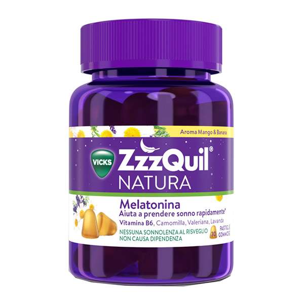 Farbene.shop | ZZZQUIL NATURA MANGO & BANANA 30 PASTIGLIE GOMMOSE