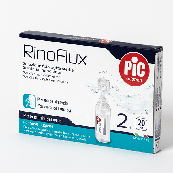 Farbene.shop | RINOFLUX SOLUZIONE FISIOLOGICA 20 FIALE 2 ML