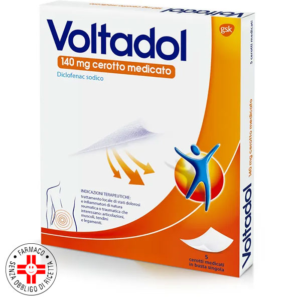 Farbene.shop | VOLTADOL UNIDIE*5 cerotti medicati 140 mg