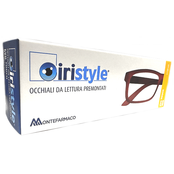 Farbene.shop | Iristyle Evo Touch Red Occhiale da lettura premontato +2,5