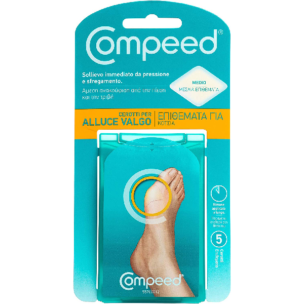 Farbene.shop | COMPEED CEROTTI PER ALLUCE VALGO 5 PEZZI