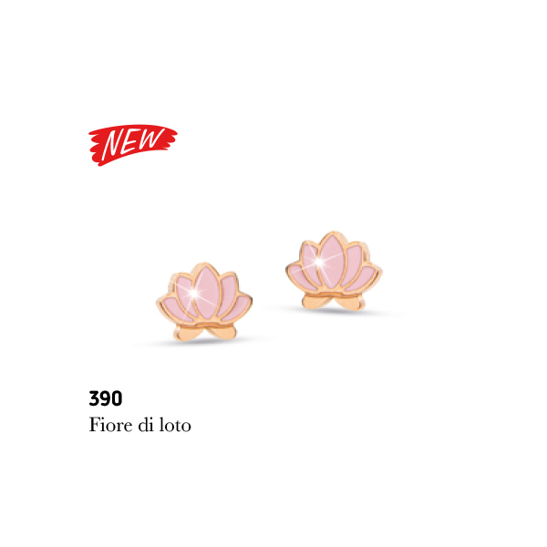 Farbene.shop | MJ POST 390 ORECCHINO LOBO FIORE DI LOTO