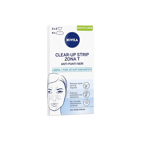 NIVEA VISO KAO BIORE' CLEARUP STRIP ZONA T-0