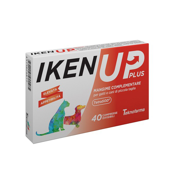 IKEN UP PLUS CANI GATTI PICCOLA TAGLIA SCATOLA 40 COMPRESSE-0