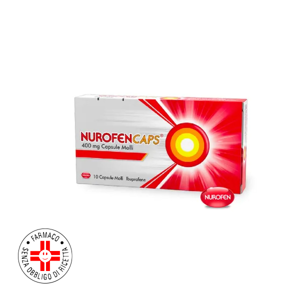 Farbene.shop | NUROFENCAPS*10 cps molli 400 mg