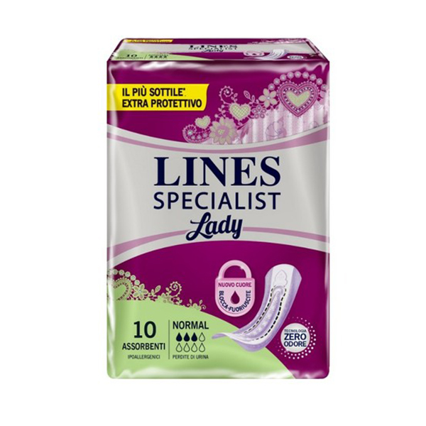 Farbene.shop | PANNOLONE SAGOMATO LINES SPECIALIST NORMAL 10 PEZZI