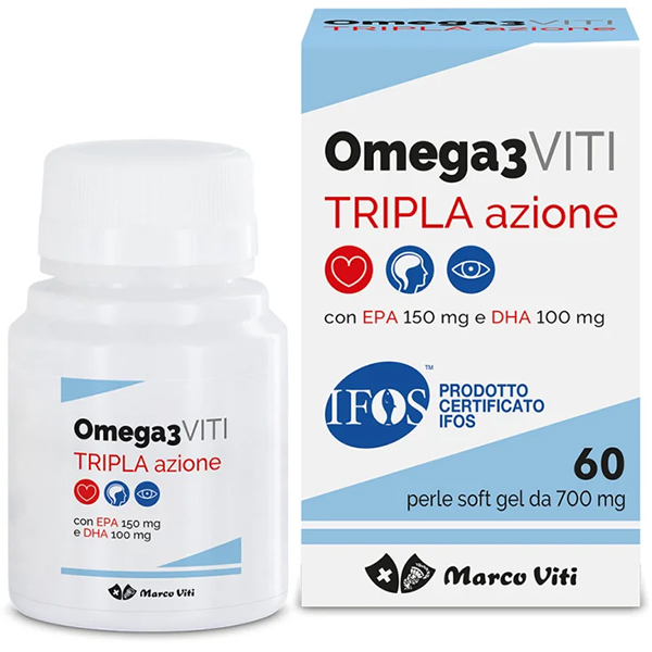 Farbene.shop | Marco Viti Omega3 Tripla Azione 60 perle