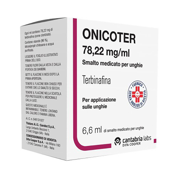 Farbene.shop | Onicoter Smalto Medico per Unghie 78,22 mgml 1 Flacone