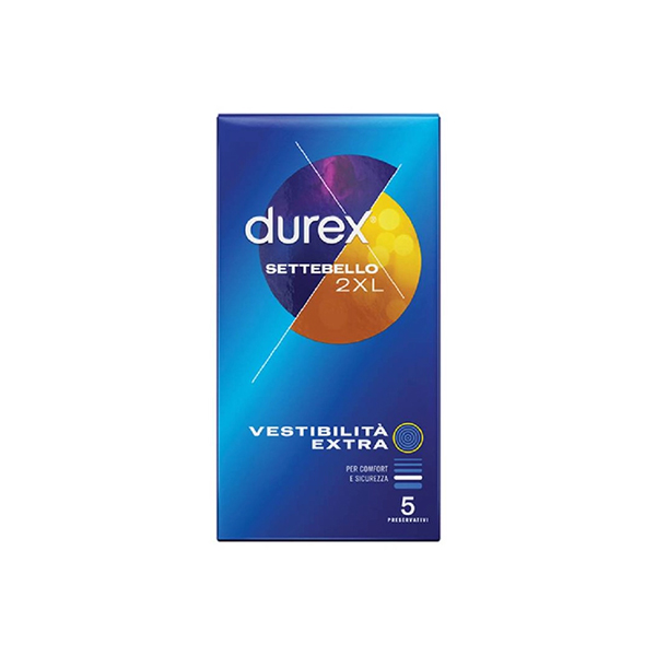 Farbene.shop | PROFILATTICO DUREX SETTEBELLO 2XL 5 PEZZI