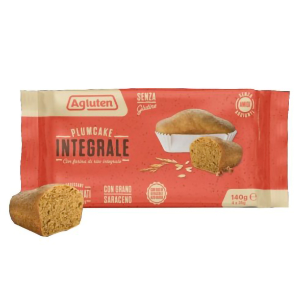 Farbene.shop | Agluten PlumCake Integrale 4x40g