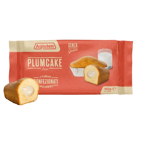 Farbene.shop | Agluten PlumCake Latte 4x40g