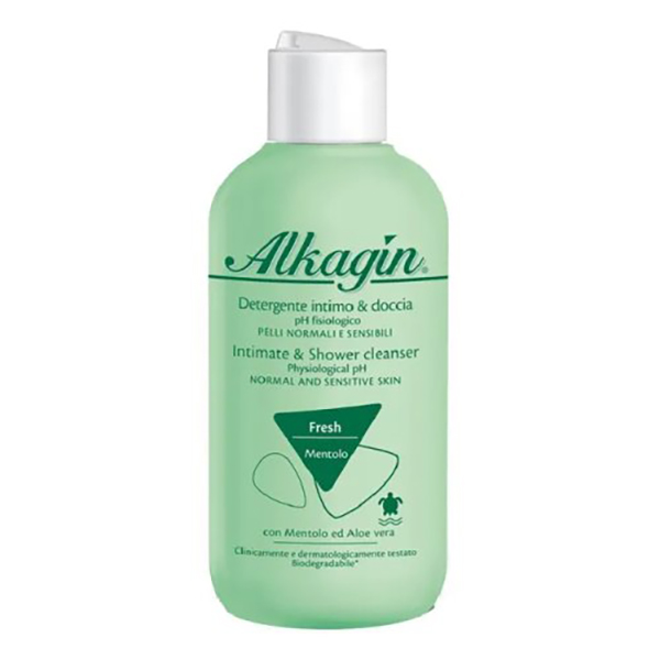 Farbene.shop | Alkagin Fresh Detergente Intimo e Doccia con Mentolo a pH Fisiologico 250ml