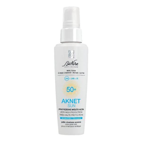Farbene.shop | Bionike Aknet Sun SPF50+ 50ml - Protezione UVA-UVB-IR per Pelle Acneica